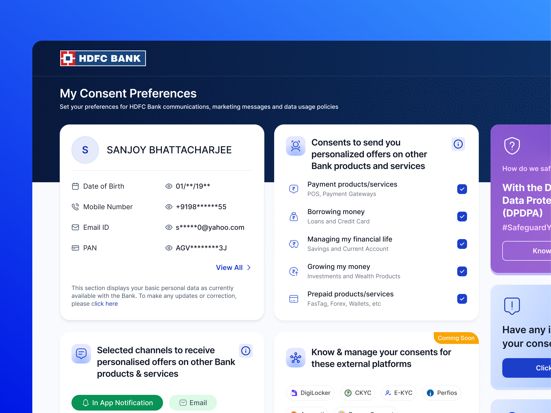 HDFC Consent Management
