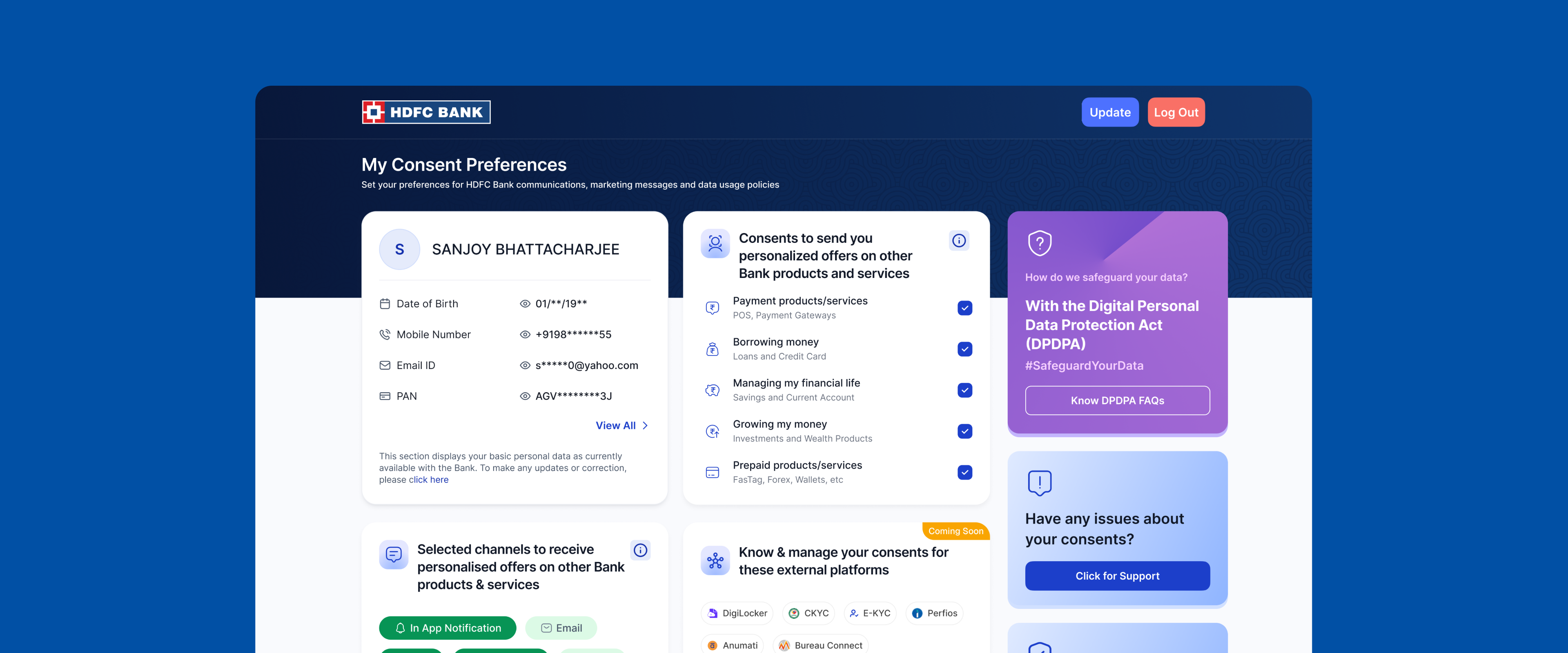 HDFC Consent Management Portal